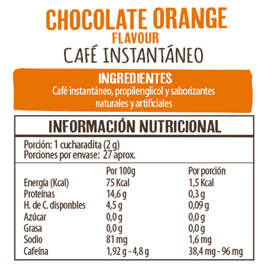 Frasco Chocolate Orange 50 g