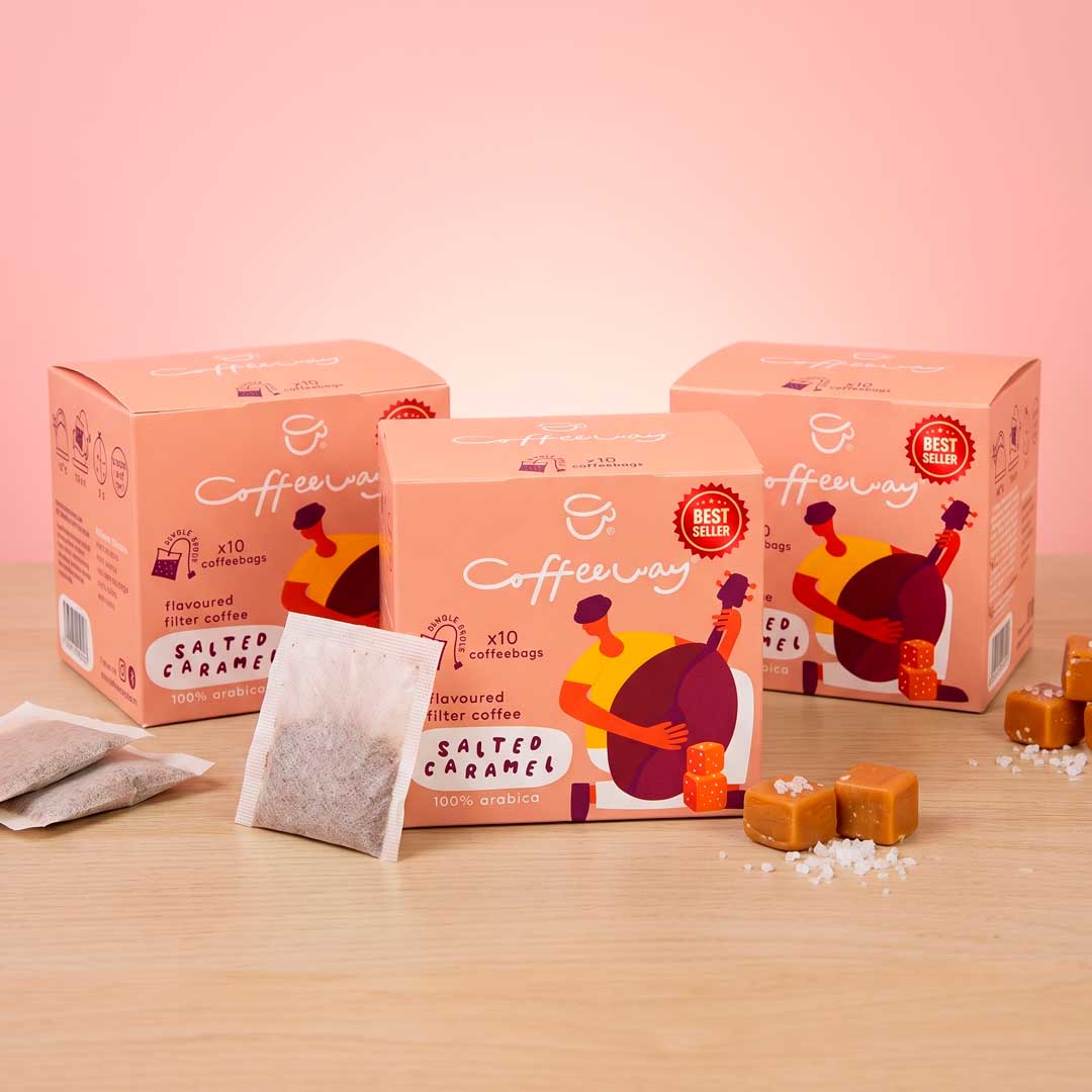 3 café en bolsa salted caramel CoffeWay