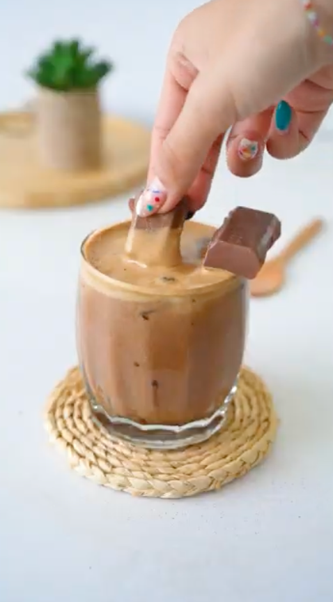 Café Iced Dalgona con Chocolate ☕🍫