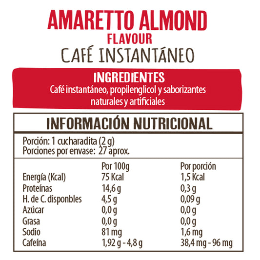 Frasco Amaretto Almond 50 g