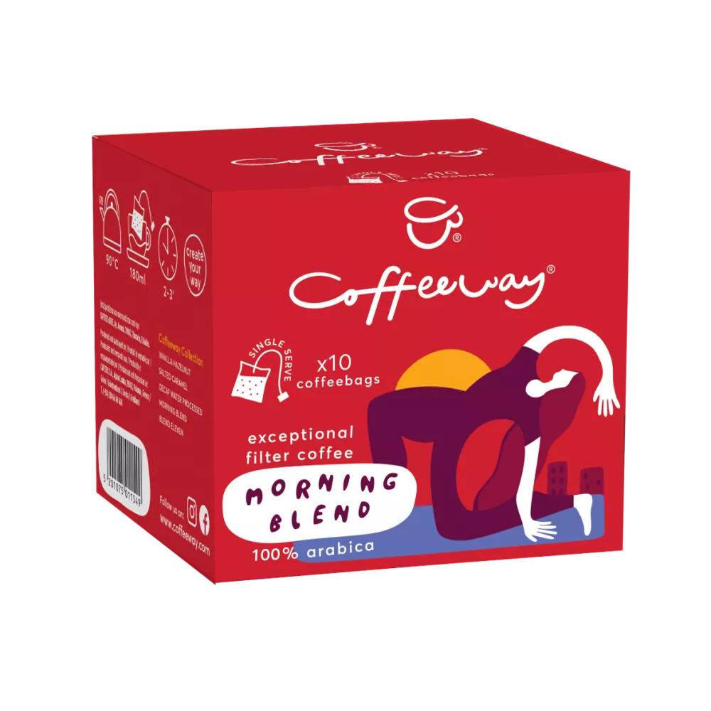Café molido en bolsas Morning Blend CoffeeWay 75gr