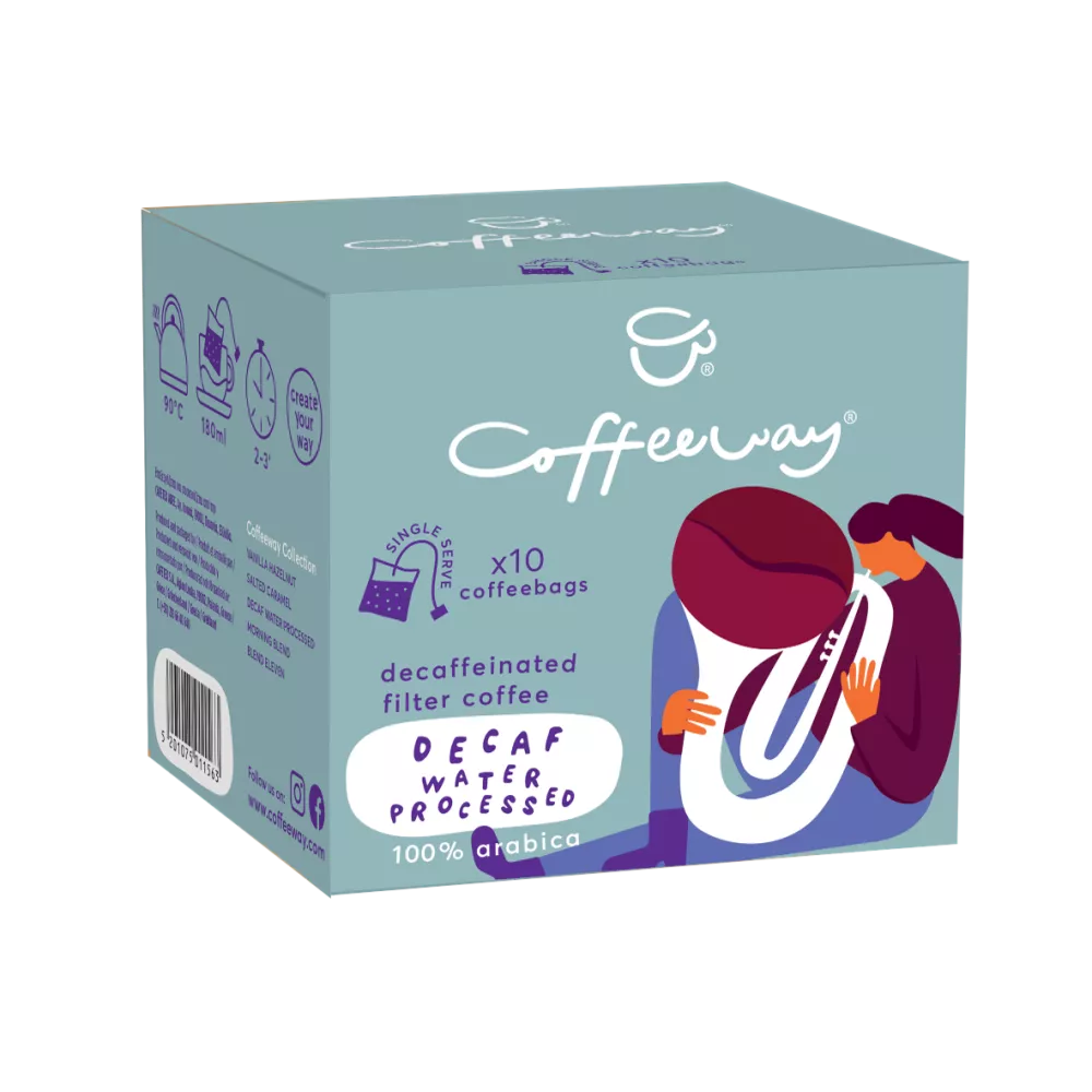 Café molido en bolsas Descafeinado CoffeeWay 75gr