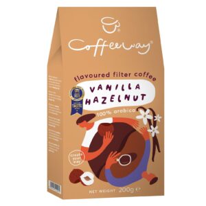 CAFÉ EN GRANO MOLIDO VAINILLA HAZELNUTT COFFEWAY 200 GR